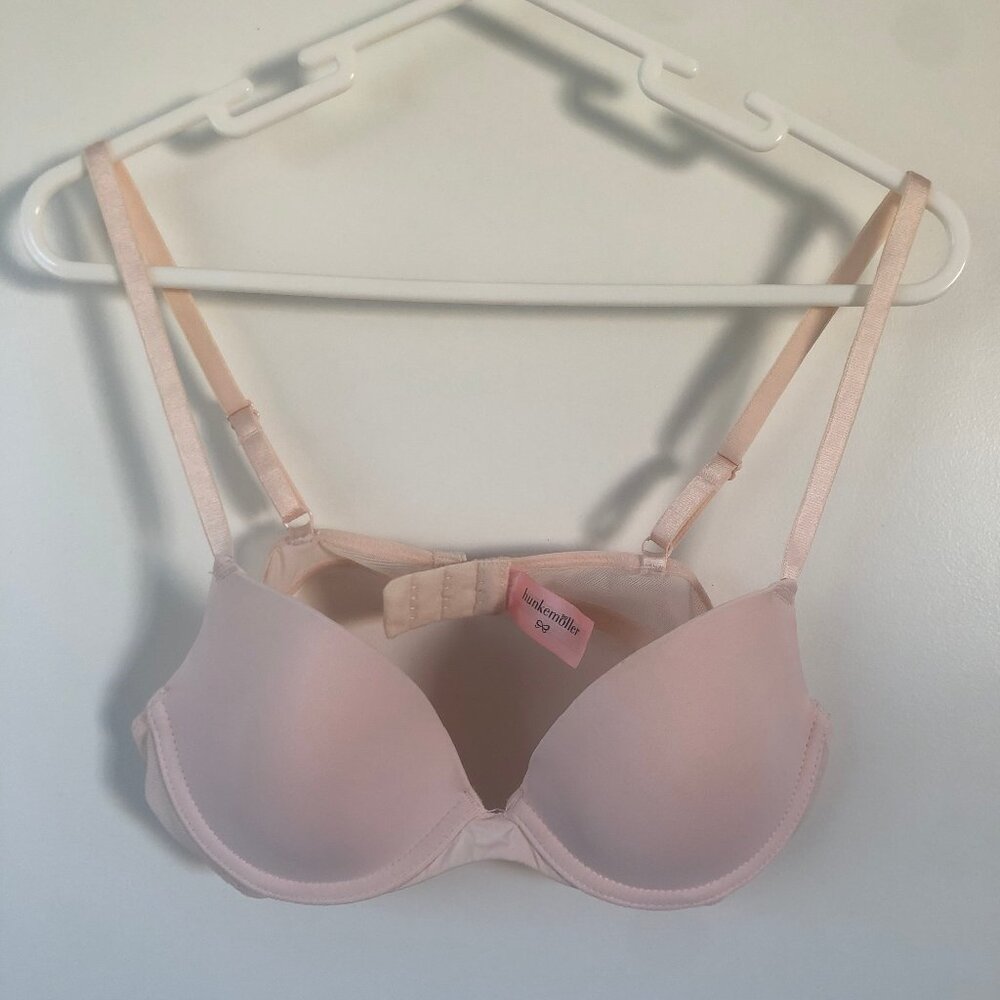 Hunkemoller Padded Underwired Beige Bra - XS